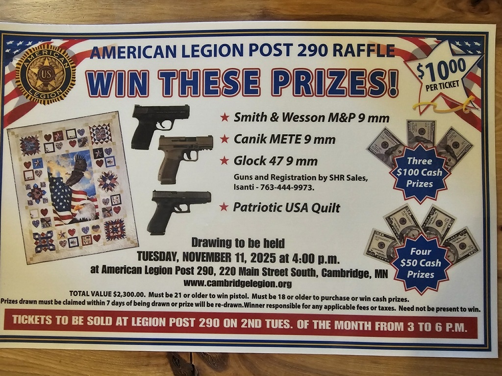 gun raffle ticket